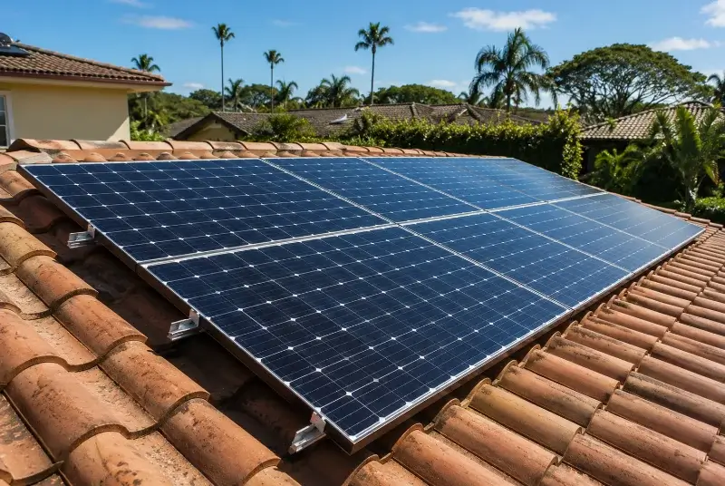Installation de panneaux solaires à Bubry